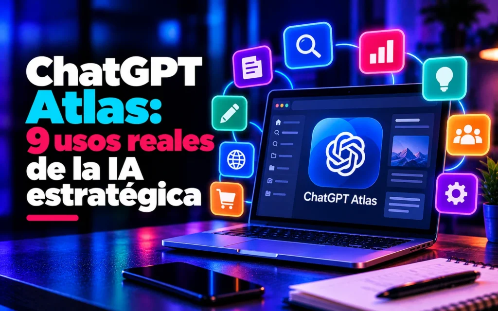 ChatGPT Atlas: 9 usos reales del navegador con IA de OpenAI