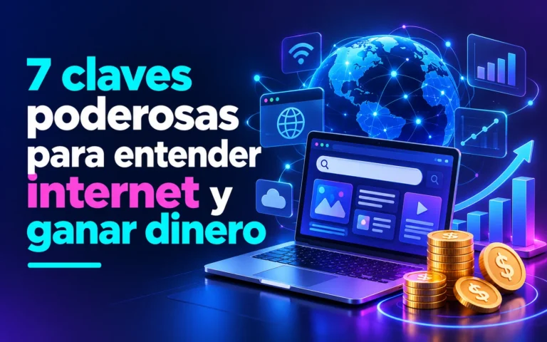 7 claves poderosas para entender internet y ganar dinero