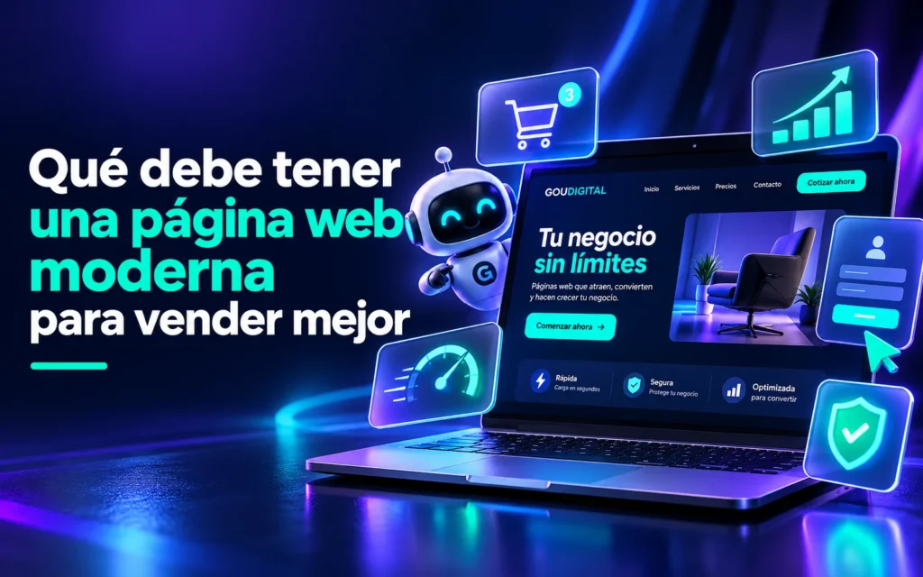 Qué debe tener una página web moderna para vender mejor